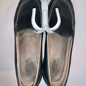Womens Eastland Iris 3908-01 Black Leather Slip-On Loafer Size 8 M Shoes